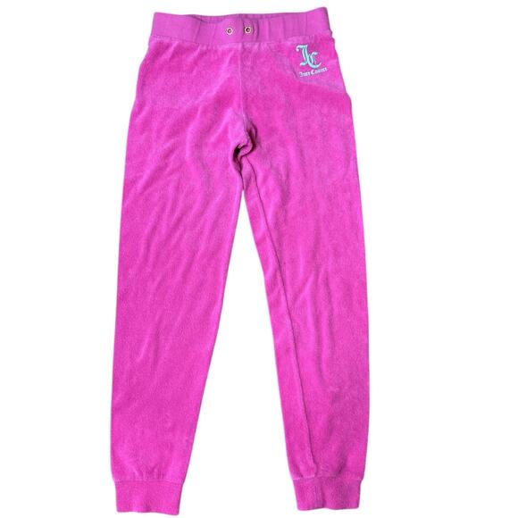 Juicy Couture Other - Juicy Couture Girls‎ 10 Pink Velour Pants Sweatpants Stretch Comfort
